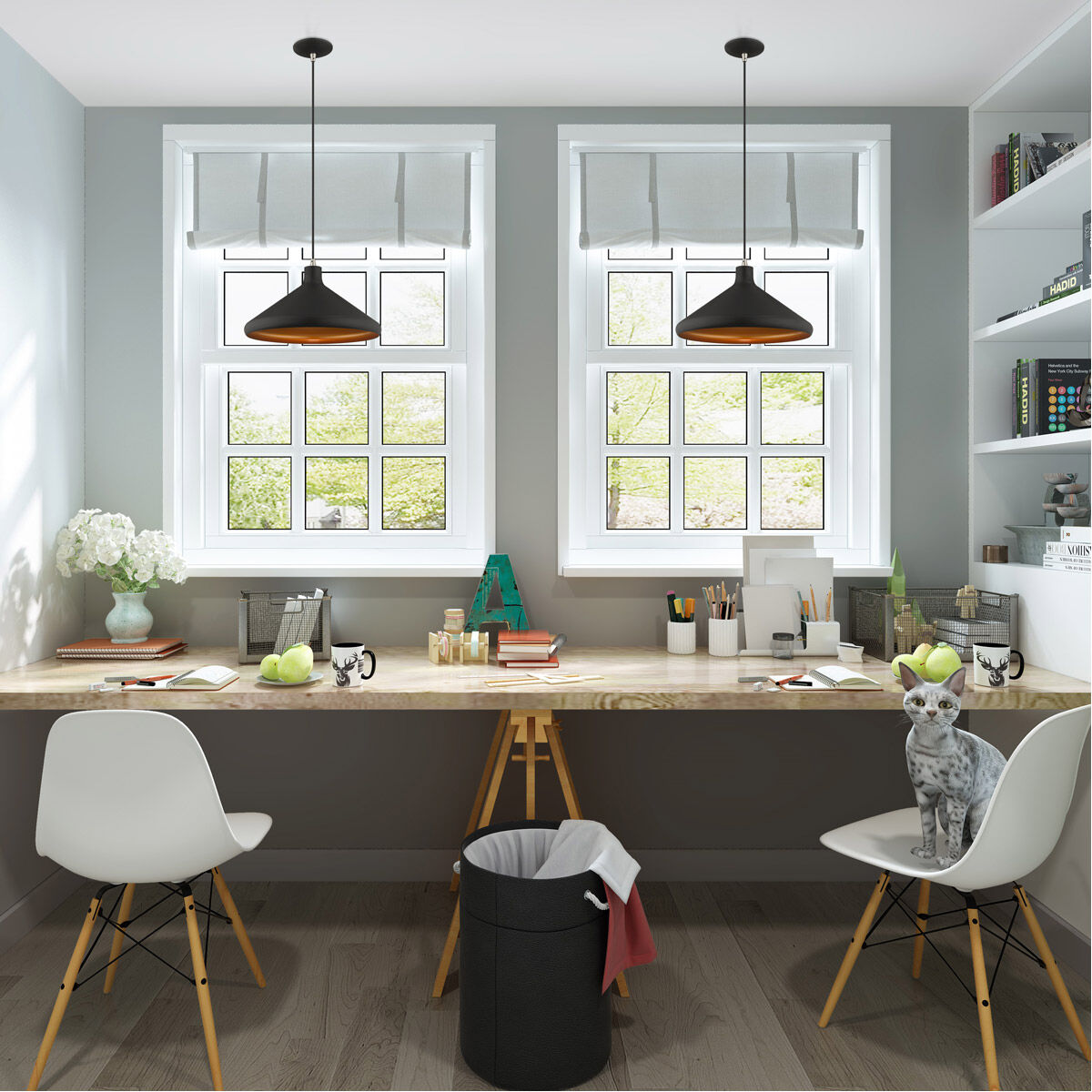 Allison 1 Light 15 inch Black Mini Pendant Ceiling Light