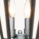 Morgan 2 Light 21 inch Textured Black Outdoor Post Top Lantern