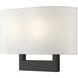 Allison Wall Sconce Wall Light in Black, Medium