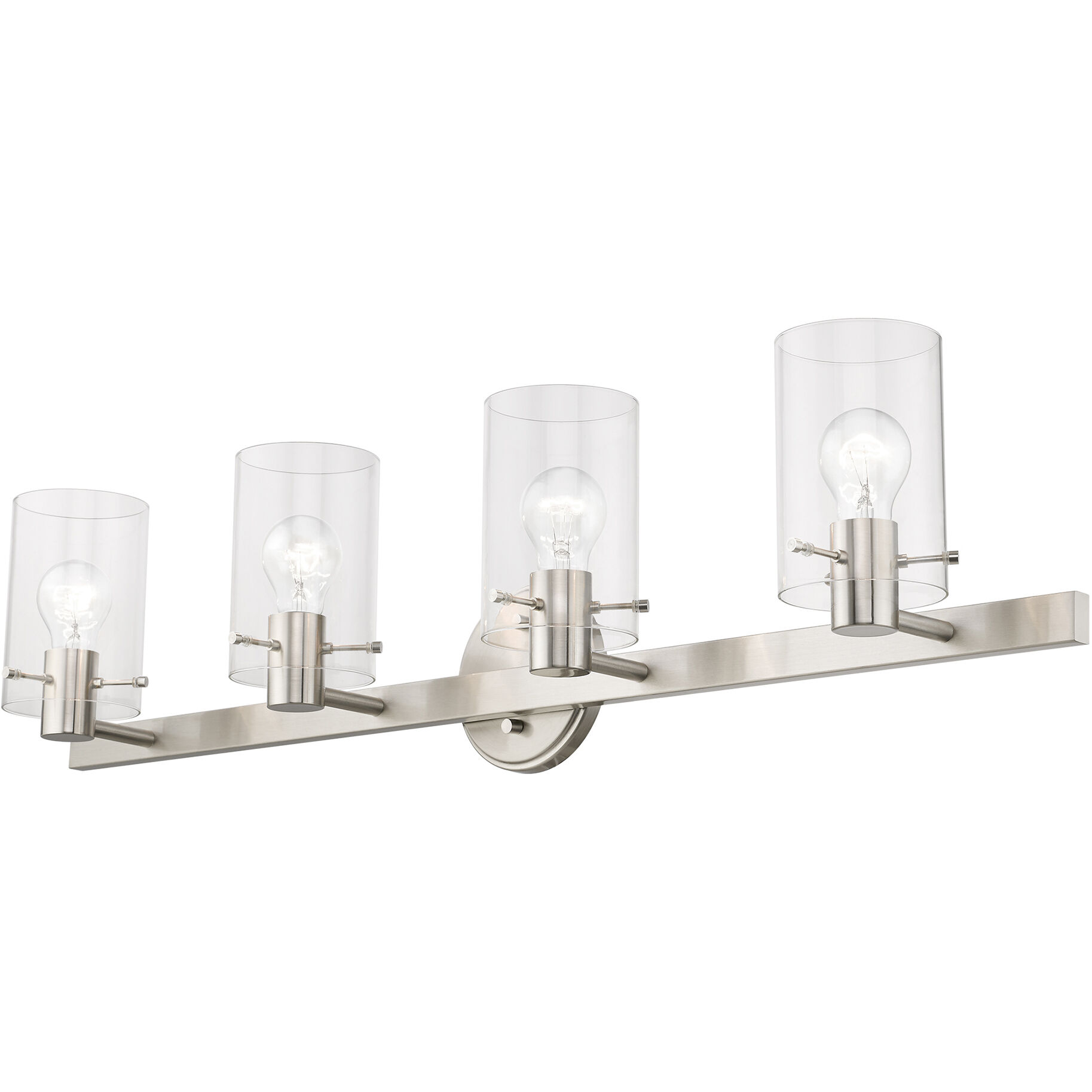 Munich 4 Light 36 inch Brushed Nickel Vanity Sconce Wall Light