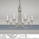 Cranford 8 Light 30 inch Brushed Nickel Chandelier Ceiling Light