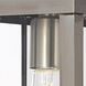 Nyack 1 Light 12.75 inch Brushed Nickel with Polished Chrome Stainless Steel Reflector Small Outdoor Wall Lantern