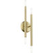Soho 4 Light 5 inch Antique Brass ADA Sconce Wall Light