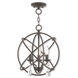 Aria 3 Light 15.00 inch Mini Chandelier