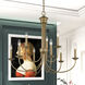 Estate 9 Light 30 inch Antique Gold Leaf Chandelier Ceiling Light, Large, 2-Tier
