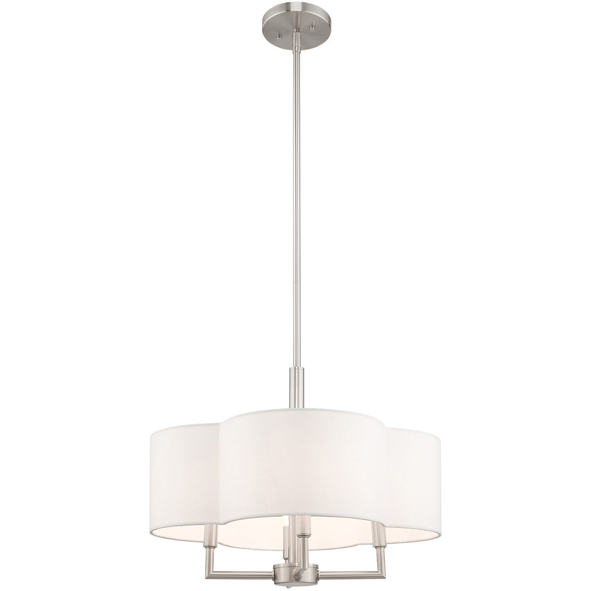 Chelsea 4 Light 18 inch Brushed Nickel Pendant Chandelier Ceiling Light