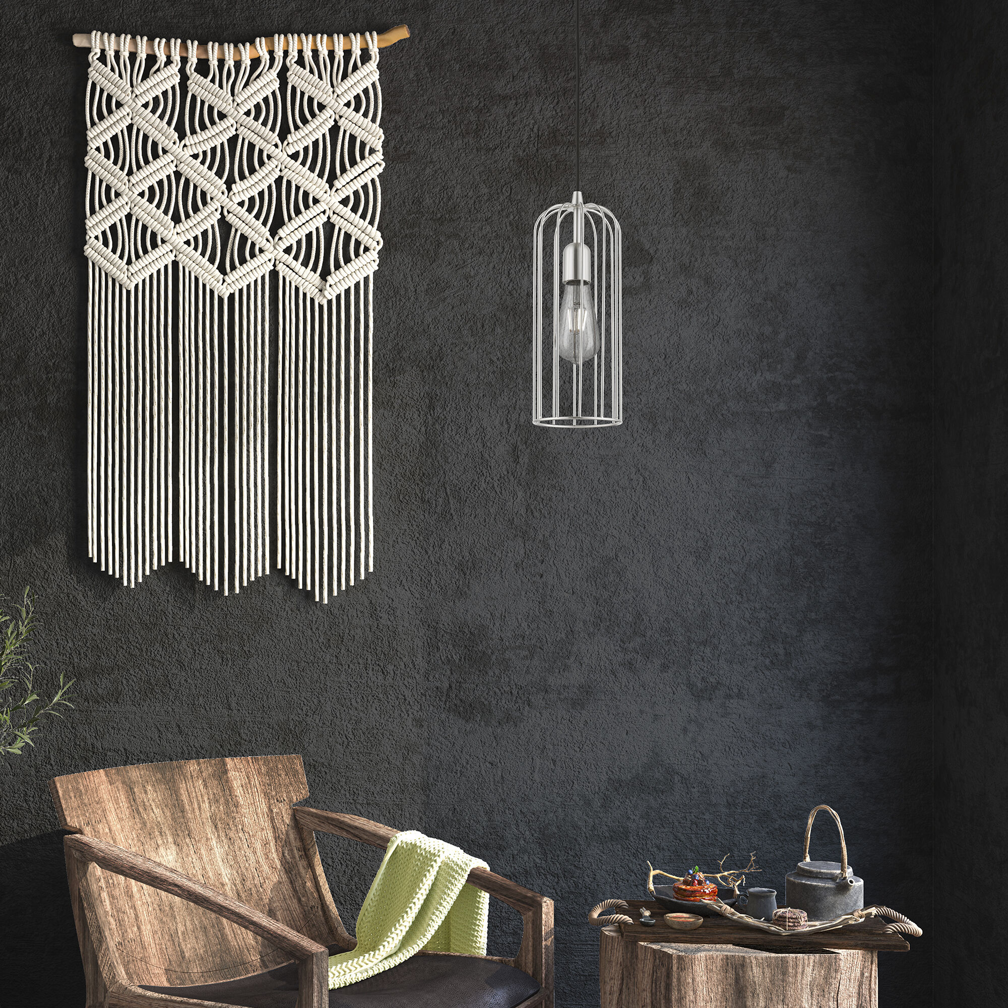 Glenbrook 1 Light 5 inch Brushed Nickel Pendant Ceiling Light