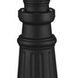 Allison 74 inch Textured Black Outdoor Lamp Post