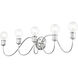 Lansdale 5 Light 34 inch Polished Chrome Vanity Sconce Wall Light, Large