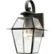 Westover 1 Light 13 inch Charcoal Outdoor Wall Lantern