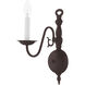 Williamsburgh 1 Light 5 inch Bronze Wall Sconce Wall Light