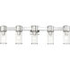 Quincy 5 Light 35.5 inch Polished Chrome Vanity Wall Sconce Wall Light, Large