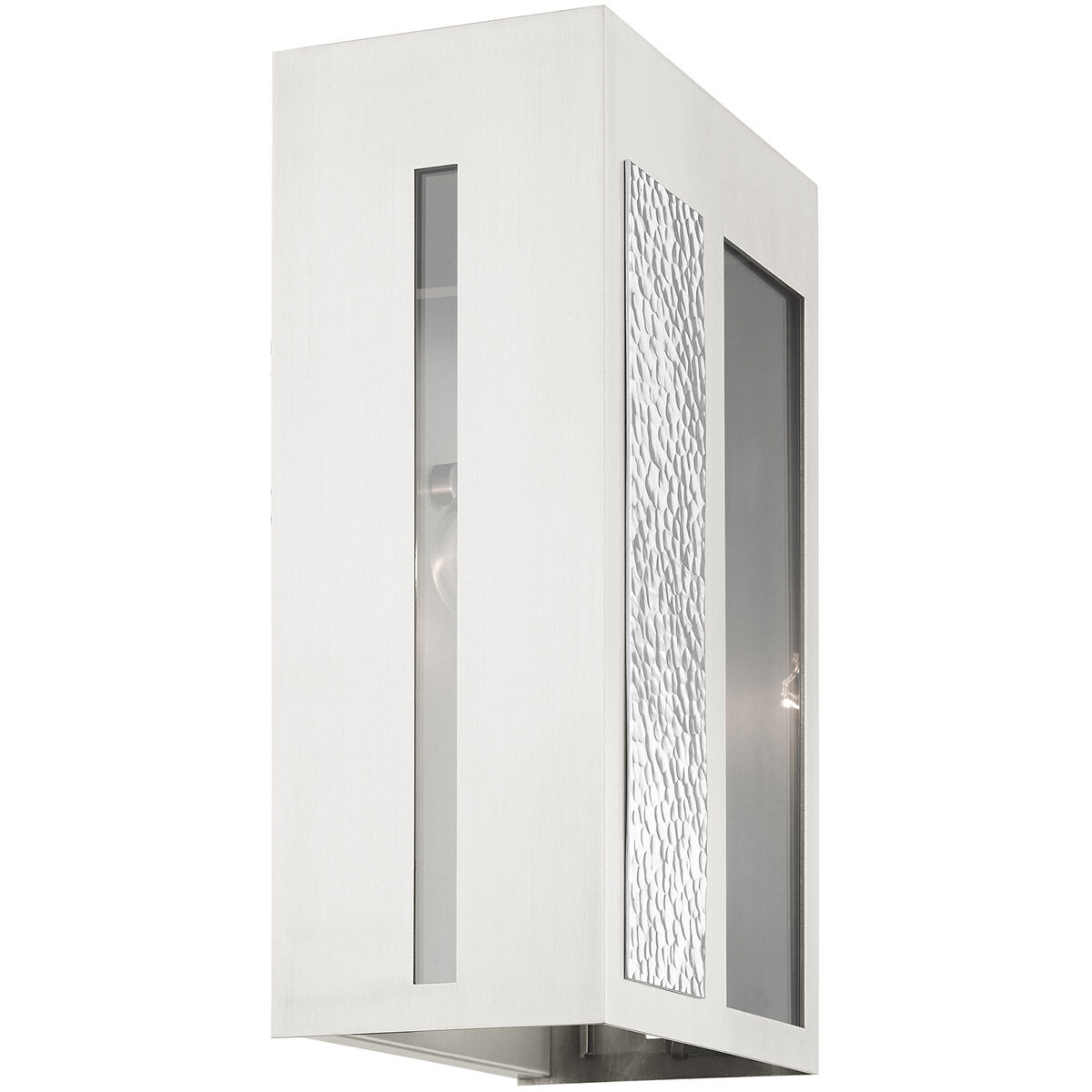 Lafayette 1 Light 14 inch Brushed Nickel Outdoor Wall Lantern