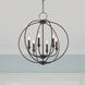 Milania 6 Light 25 inch Bronze Chandelier Ceiling Light