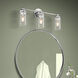 Whittier 3 Light 22 inch Polished Chrome Vanity Sconce Wall Light