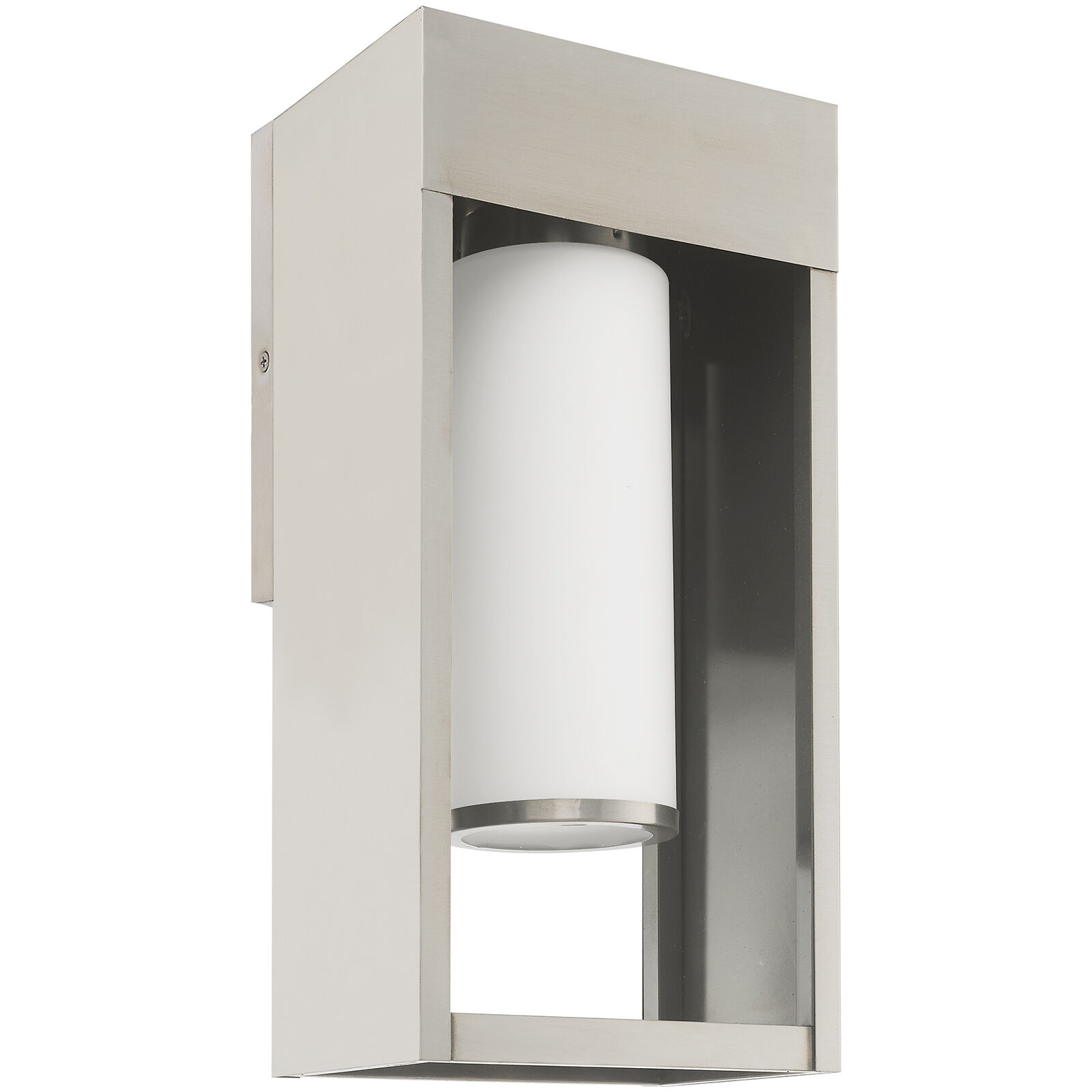 Bleecker 1 Light 17 inch Brushed Nickel Outdoor Wall Lantern