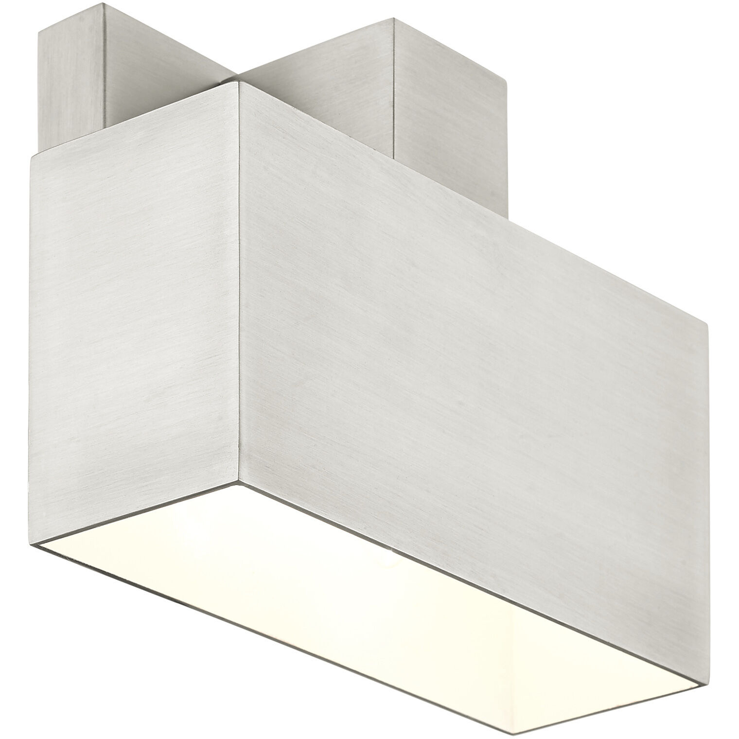 Lynx 1 Light 5 inch Brushed Nickel Outdoor ADA Wall Sconce