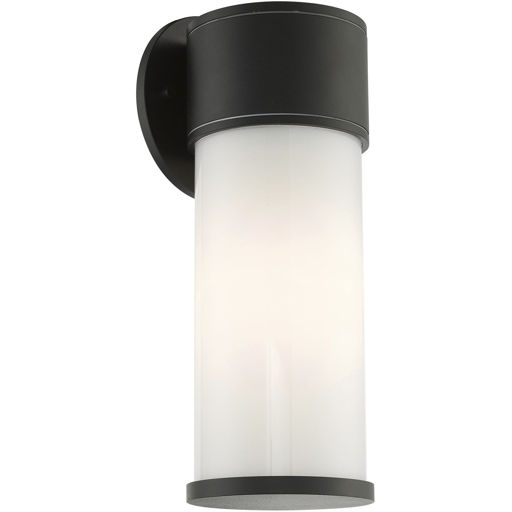 Landsdale 1 Light 12 inch Textured Black Outdoor Wall Lantern