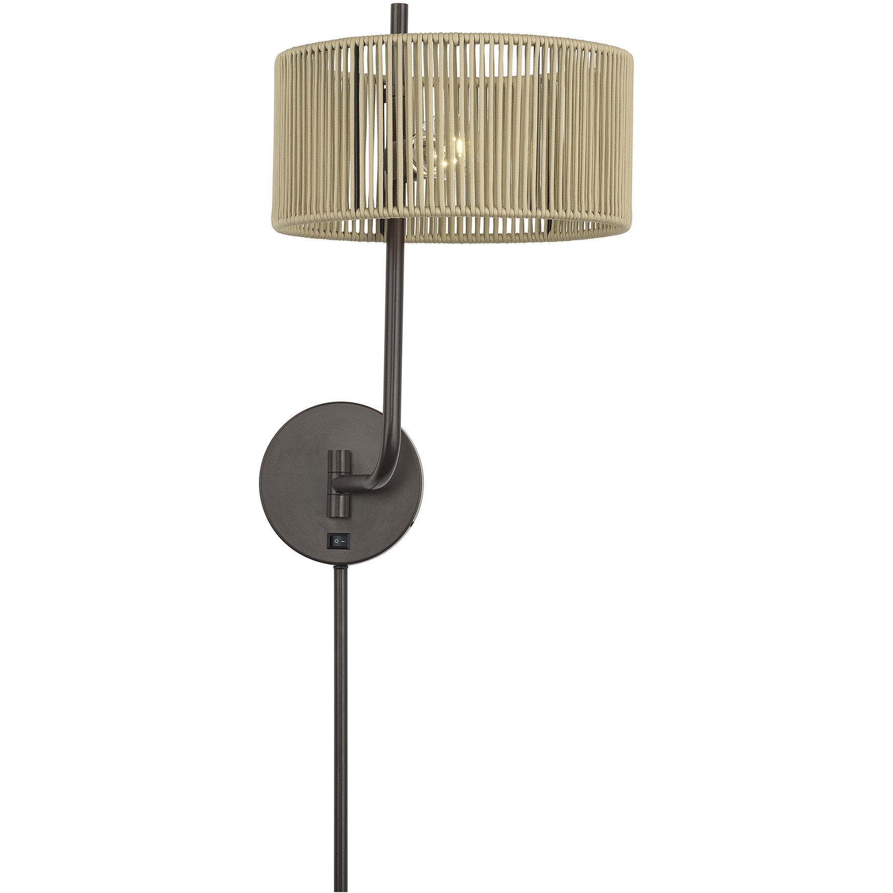 Acordia 17 inch 40.00 watt English Bronze Swing Arm Wall Lamp Wall Light