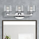 Bernardino 3 Light 23.75 inch Polished Chrome Vanity Wall Sconce Wall Light