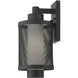 Nottingham 1 Light 15 inch Textured Black Outdoor Wall Lantern