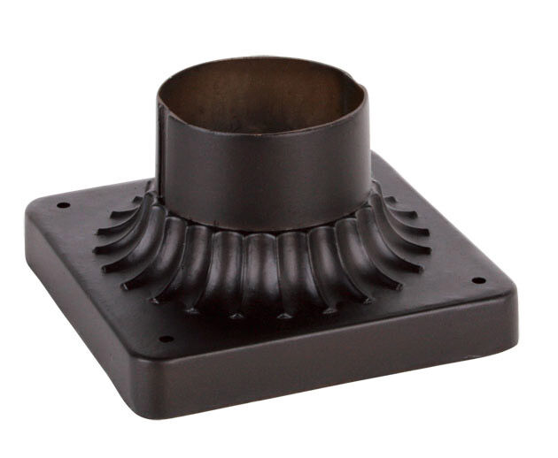 Outdoor 6 inch Bronze Outdoor Pier Mount Adaptors