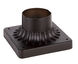 Outdoor 6 inch Bronze Outdoor Pier Mount Adaptors