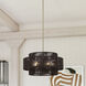 Acordia 5 Light 22 inch Antique Brass Pendant Chandelier Ceiling Light
