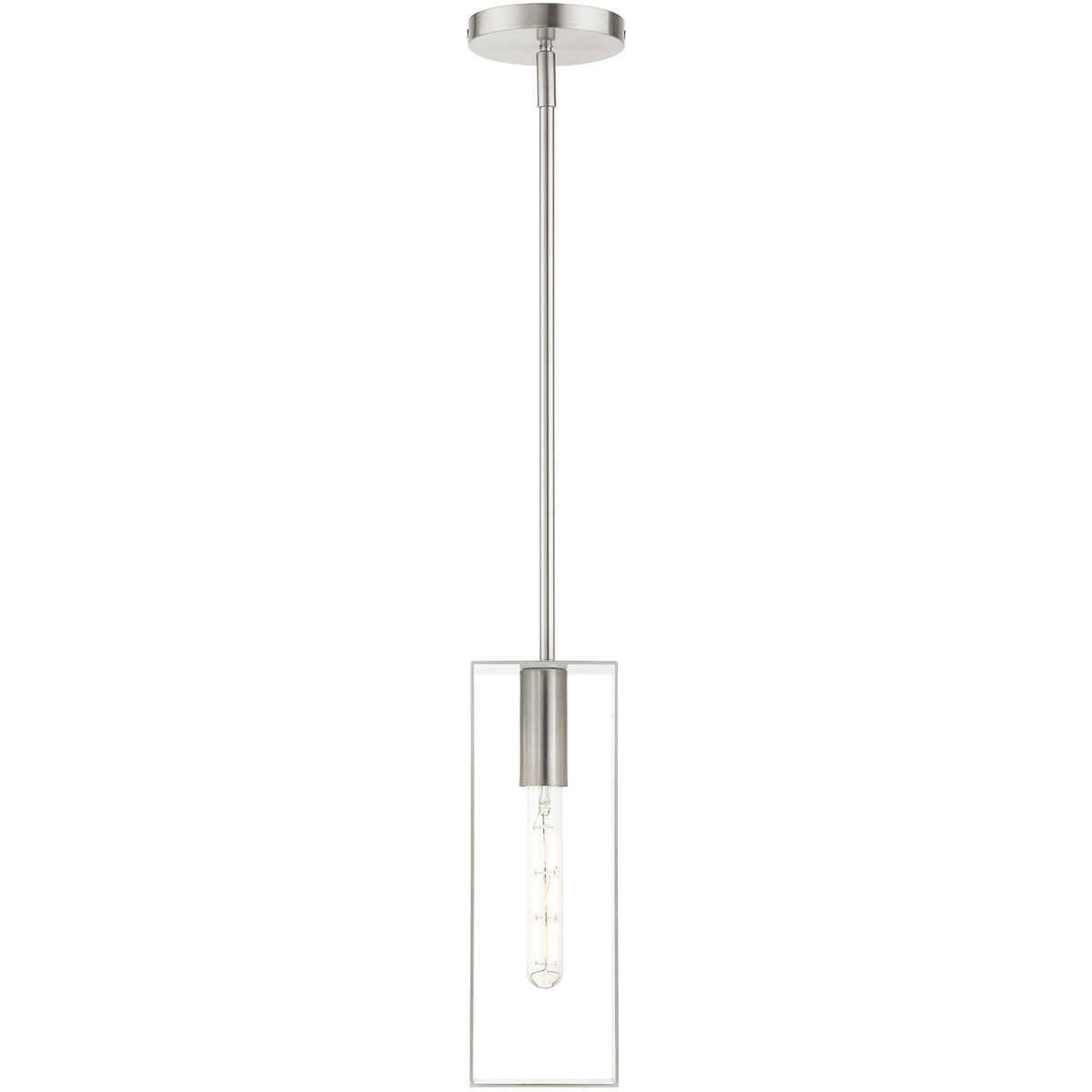 Soma 1 Light 5 inch Brushed Nickel Pendant Ceiling Light