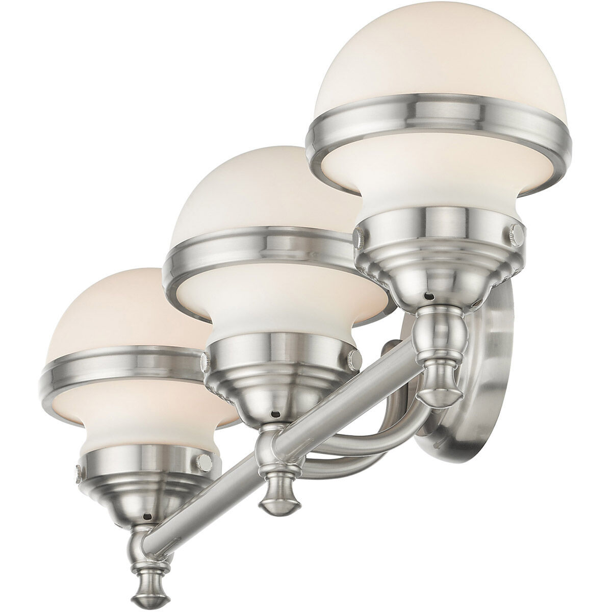 Oldwick 3 Light 24 inch Brushed Nickel Bath Vanity Wall Light