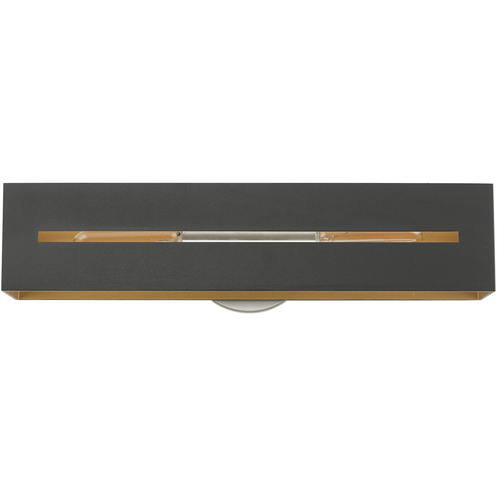 Soma 2 Light 18 inch Textured Black with Brushed Nickel Accents ADA Vanity Sconce Wall Light