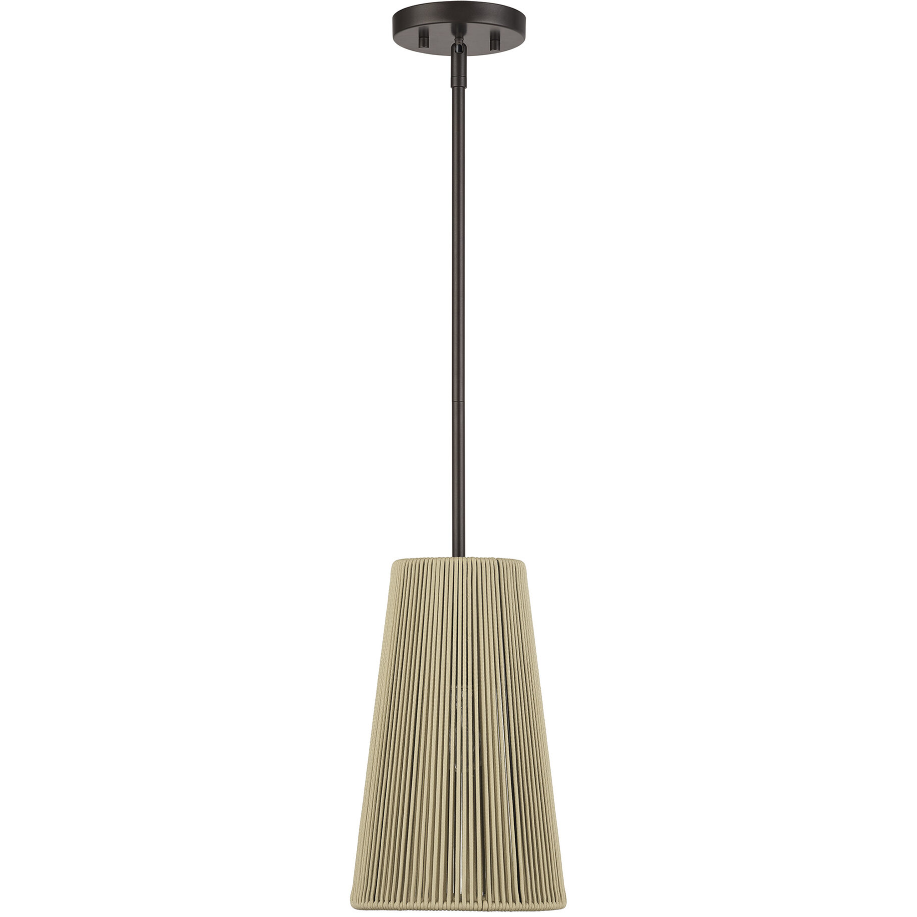 Florell 1 Light 8 inch English Bronze Pendant Ceiling Light