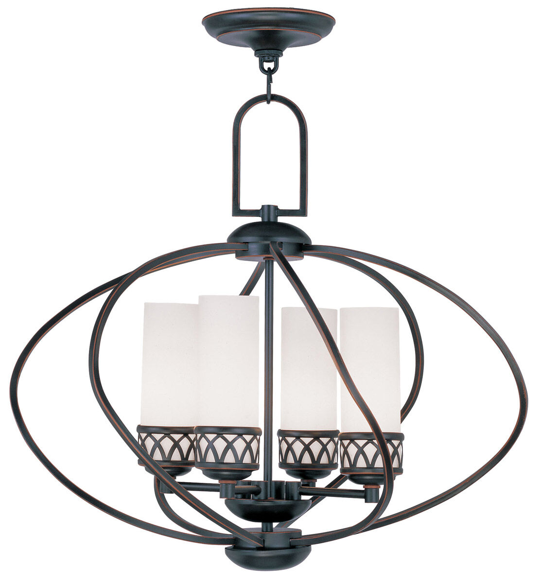 Westfield 4 Light 22 inch Olde Bronze Chandelier Ceiling Light