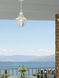 Monterey 1 Light 8.5 inch White Outdoor Pendant Lantern