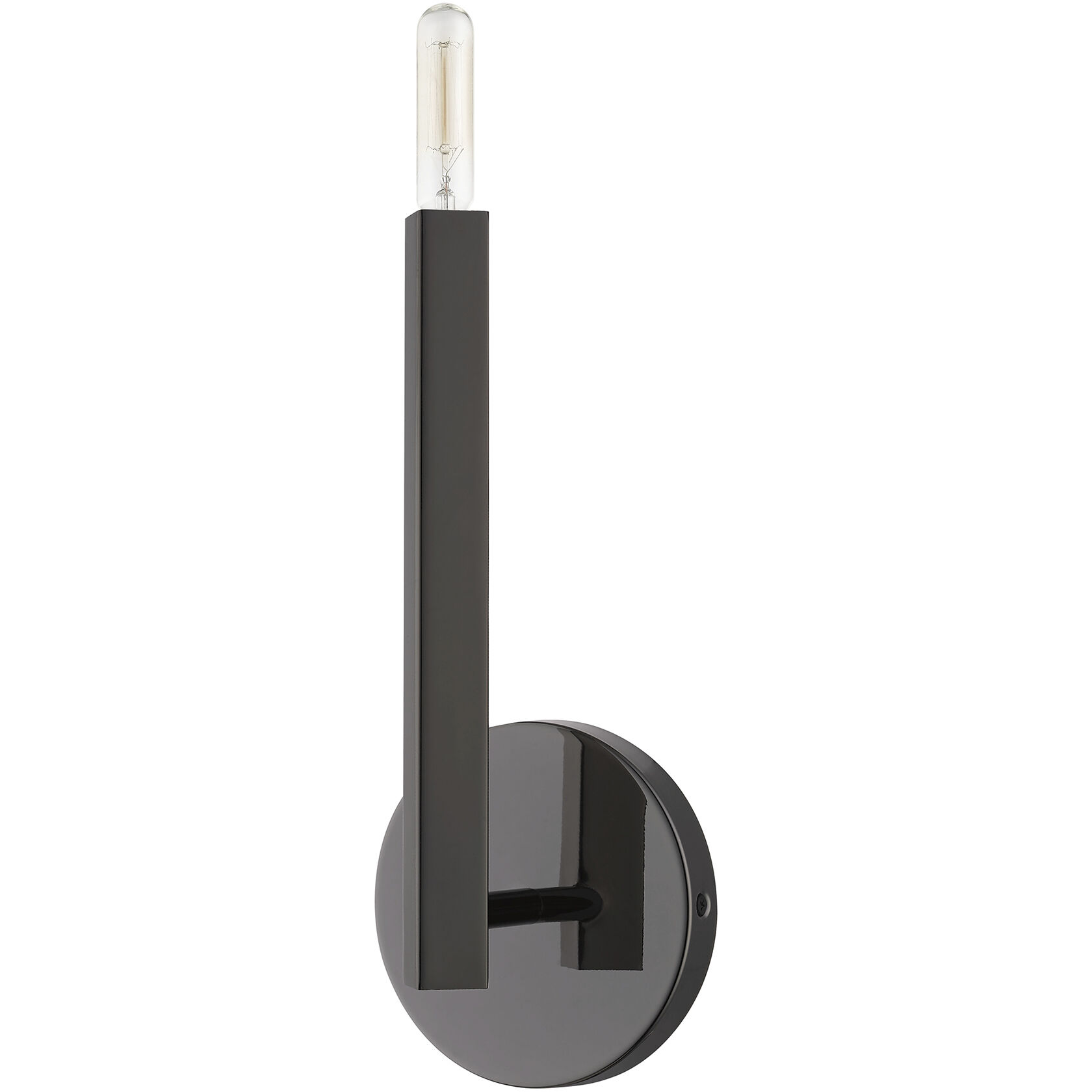 Monaco 1 Light 5.13 inch Black Chrome ADA Wall Sconce Wall Light