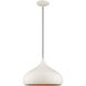 Allison 1 Light 14 inch Shiny White Mini Pendant Ceiling Light