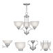 Somerset 3 Light 20 inch Brushed Nickel Chandelier Ceiling Light
