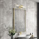 Quincy 2 Light 16 inch Satin Brass Vanity Sconce Wall Light