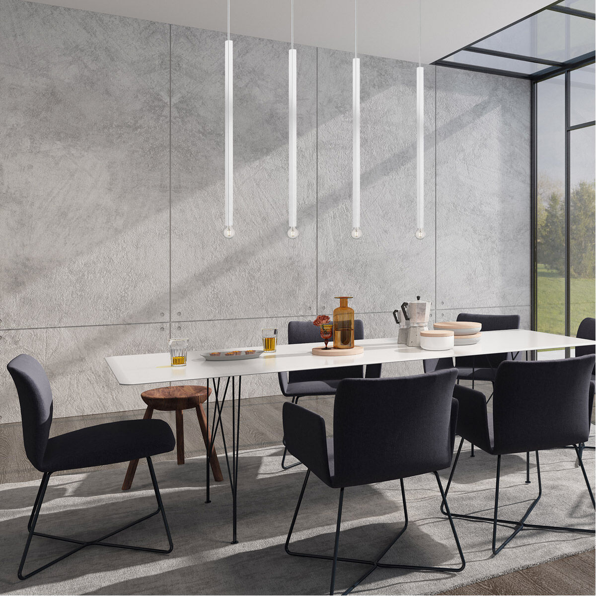 Solna 1 Light 9 inch Polished Chrome Pendant Ceiling Light