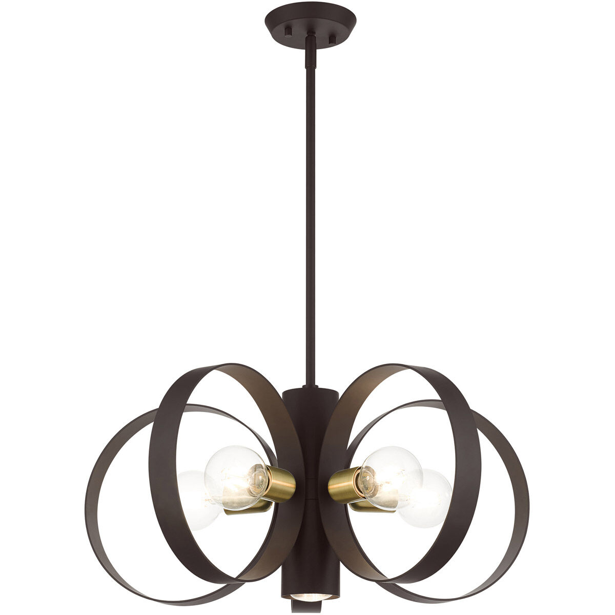 Modesto 6 Light 24 inch Bronze Chandelier Ceiling Light