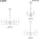 Windsor 7 Light 28 inch Antique White Chandelier Ceiling Light