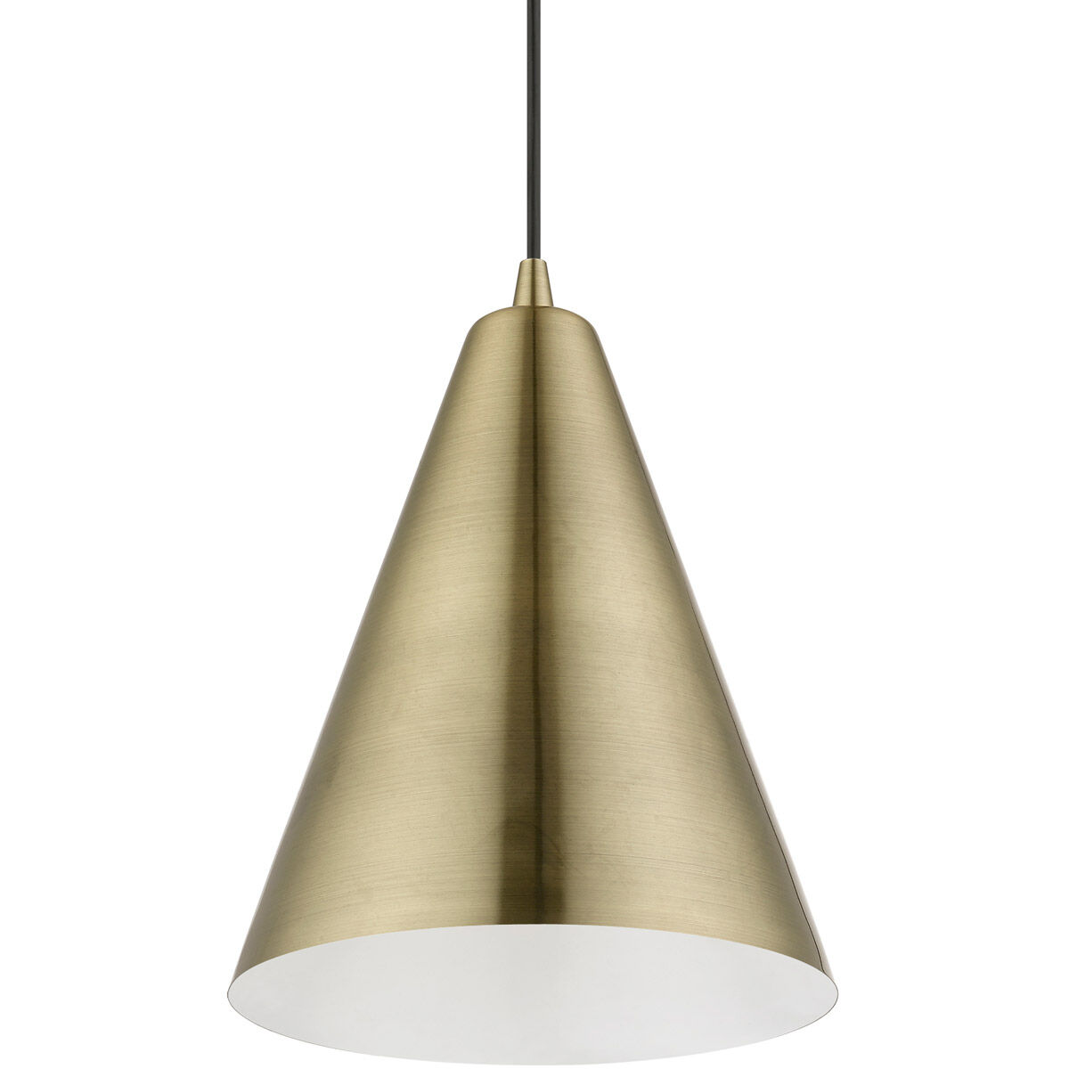Dulce 1 Light 10 inch Antique Brass Pendant Ceiling Light