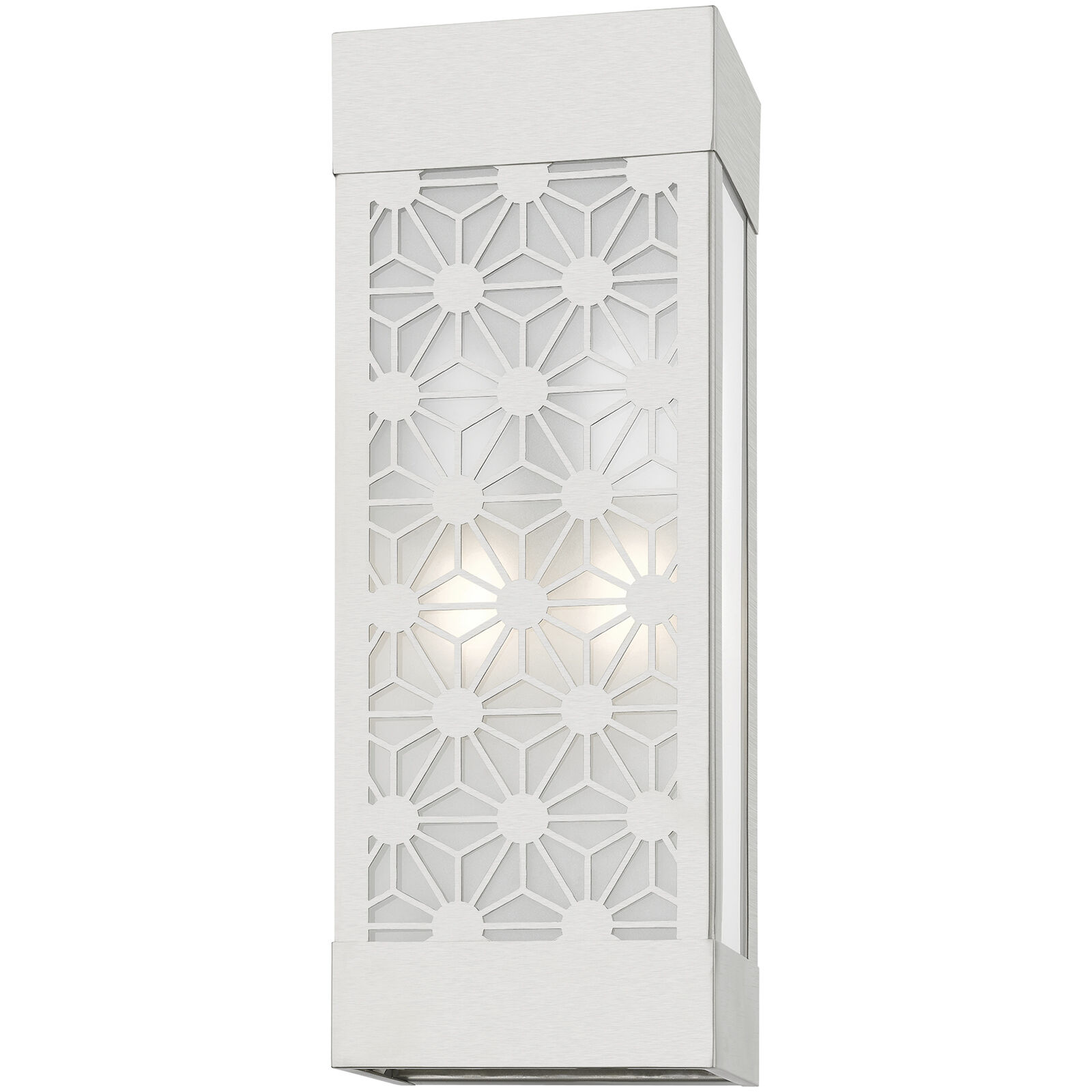 Berkeley 2 Light 17 inch Brushed Nickel Outdoor Sconce