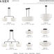 Manorwood 3 Light 18 inch Bronze Semi-Flush Ceiling Light