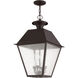Mansfield 4 Light 15 inch Bronze Outdoor Pendant Lantern