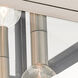 Nyack 4 Light 10.5 inch Brushed Nickel Outdoor Ceiling Mount