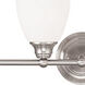 Somerville 6 Light 42 inch Brushed Nickel Bath Vanity Wall Light