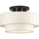 Manorwood 3 Light 15.00 inch Semi-Flush Mount