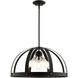 Stoneridge 5 Light 24 inch Textured Black Pendant Chandelier Ceiling Light
