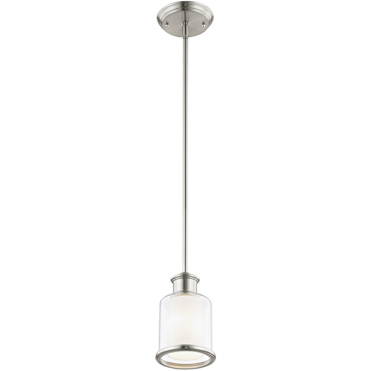 Middlebush 1 Light 5.5 inch Brushed Nickel Mini Pendant Ceiling Light